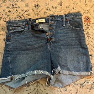 Madewell High Rise Denim Shorts